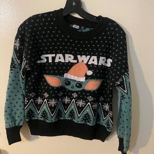 Star Wars Yoda Christmas Sweater small